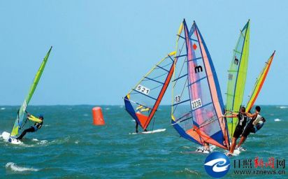 2013年山东省帆船帆板冠军赛20日在日照开赛