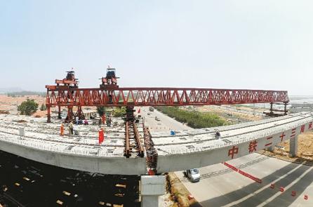 苏州路立交桥工程进展顺利