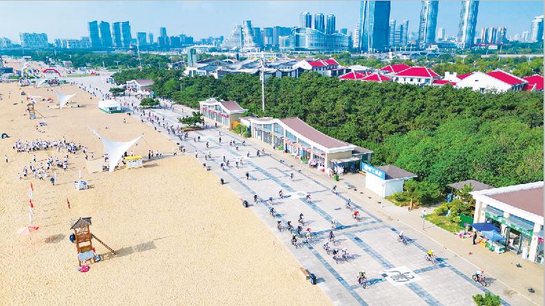 骑行阳光海岸 尽享秋日风景