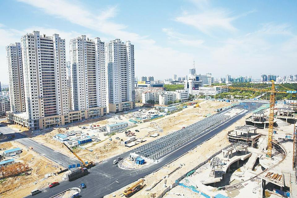 淄博路地下主通道工程施工接近尾声