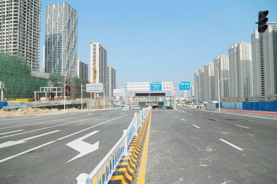 淄博路地上道路8月1日通车