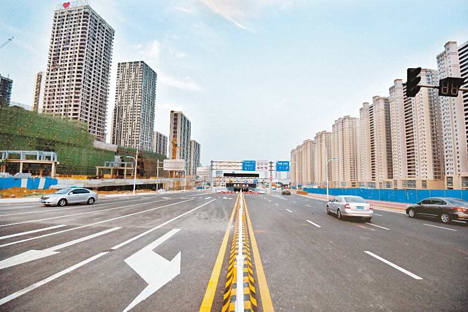 淄博路地上道路通车