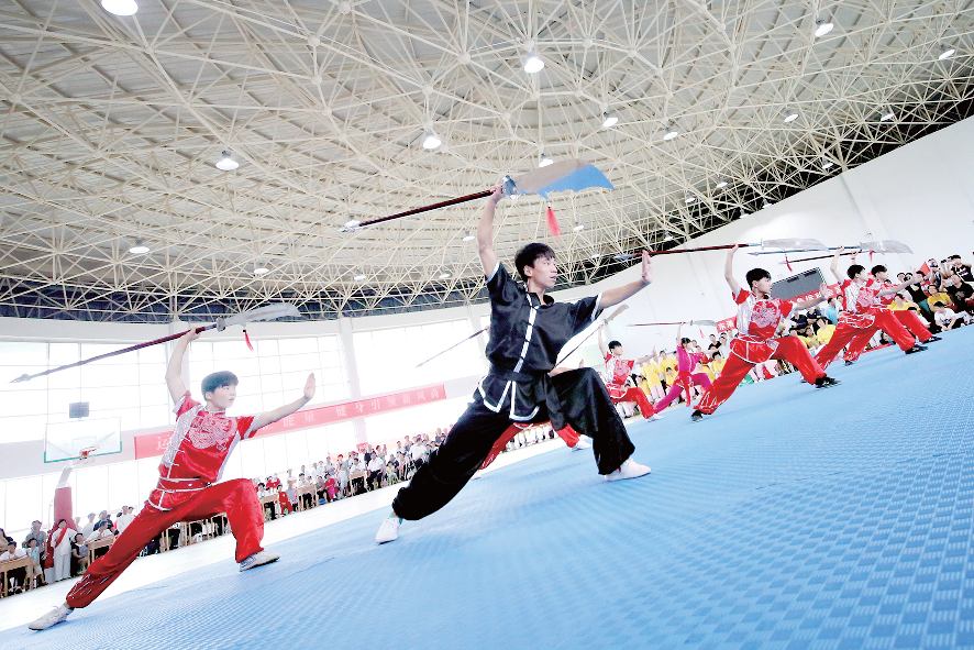 全民健身日上演“武林大会”