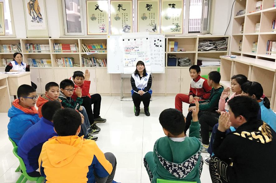 “阳光行动”情绪管理小组开课