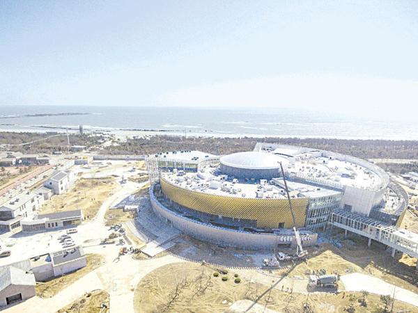 日照（万平口）海洋公园建设正酣