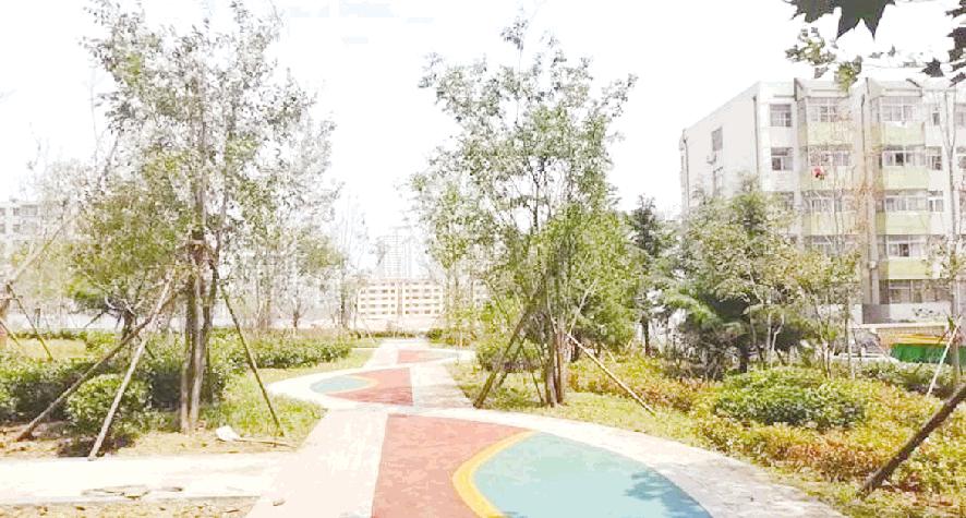 市区又建一处街头绿地