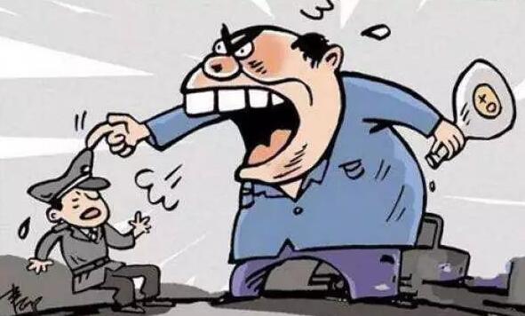 村民冲动袭警获刑一年半
