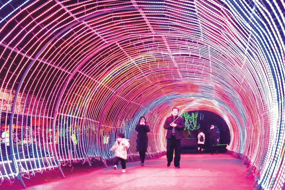 梦幻灯光点亮夜的美